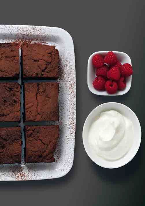 Echte Brownies Aus Dunkler Schokolade