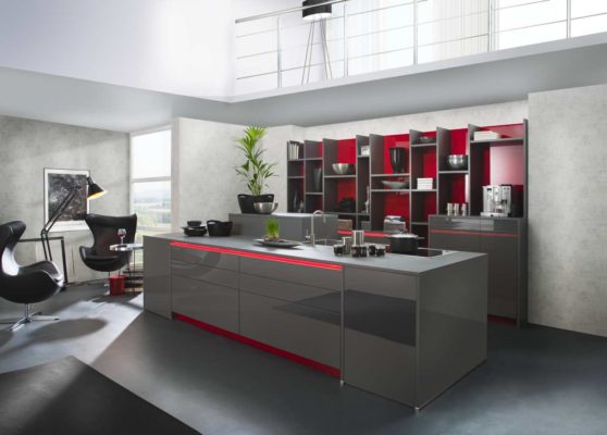 Küchen mit Kochinsel sind die angesagte Art eine Wohnküche zu gestalten